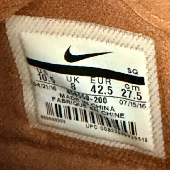 NIKE Air Max Thea Mid Womens Chelsea Boot Sneaker, “Ale” Brown, Size 10.5 - Picture 10 of 13
